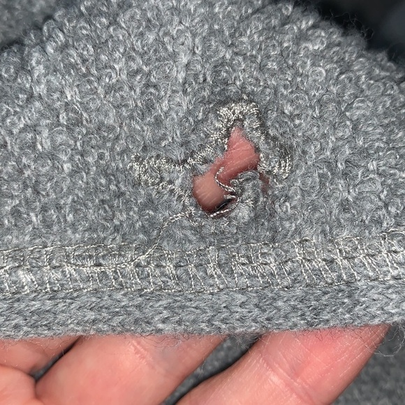 EXPRESS Textured Knit Cardigan Sweater - Gray - Picture 12 of 12